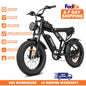 Q20 Lite Electric Bike1200W 48V 15Ah 20*4 Inch Fat Tire E bike Mechanical Disc Brakes Electric Bicycle MTB