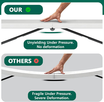 6ft Heavy Duty Folding Table - Portable Plastic Utility Table for Outdoor Indoor Events Camping Picnic