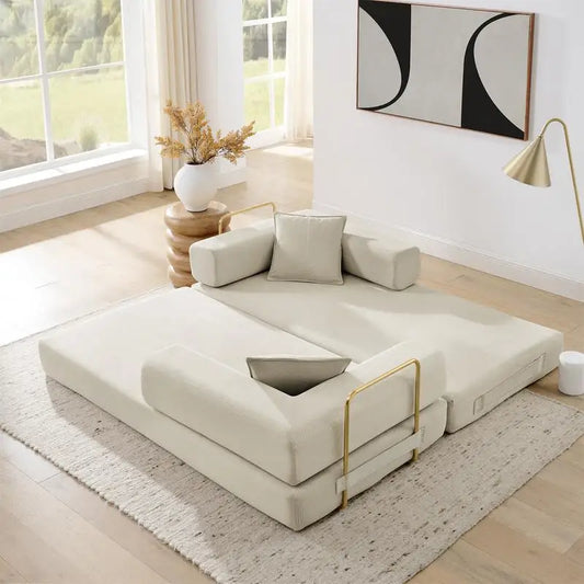 Convertible Sofa Bed, Modern Fold-Out Couch