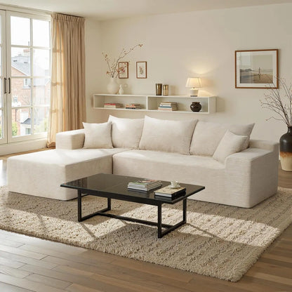 L-Shape Sectional Sofa with Chaise