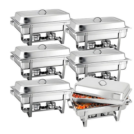 2/4/6 Pack 8QTChafing Dish Buffet Set
