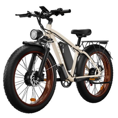 2000W Dual-Motor E-Bike 48V 22.4ah Fat Tires Full Suspension