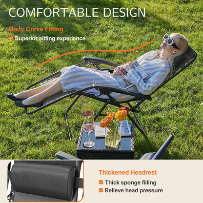 Zero Gravity Set of 2 Portable Recliner