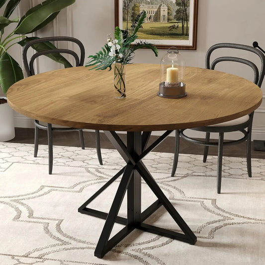47" Round Dining Table for 4