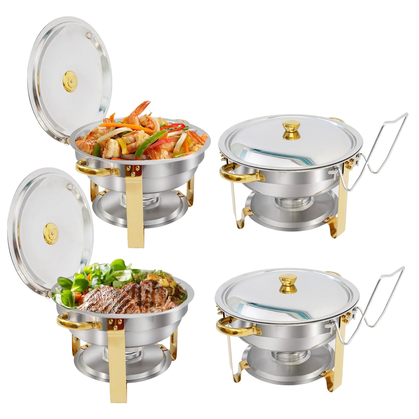 5QT Chafing Dish Buffet Set Stainless Steel