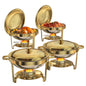 Round Chafing Dishes for Buffet 5 Qt, Buffet Set