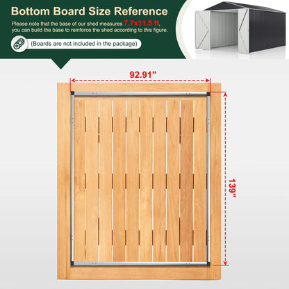 8 x 12 FT Outdoor Storage Shed