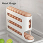 4 Layers Automatic Rolling Egg Holder Rack