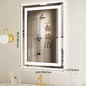 36"x 24"LED Bathroom Vanity Mirror for Wall For Living Room