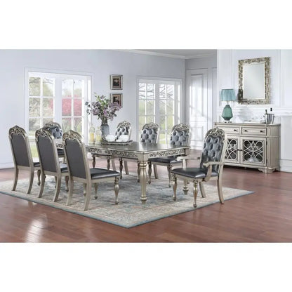 Formal 1pc Dining Table with 2 Leaves