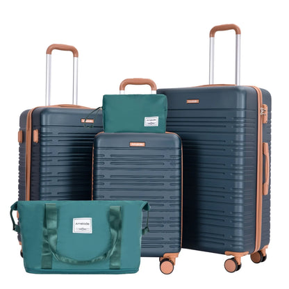 Luggage Sets 3-Piece Suitcases with Double Spinner Wheels