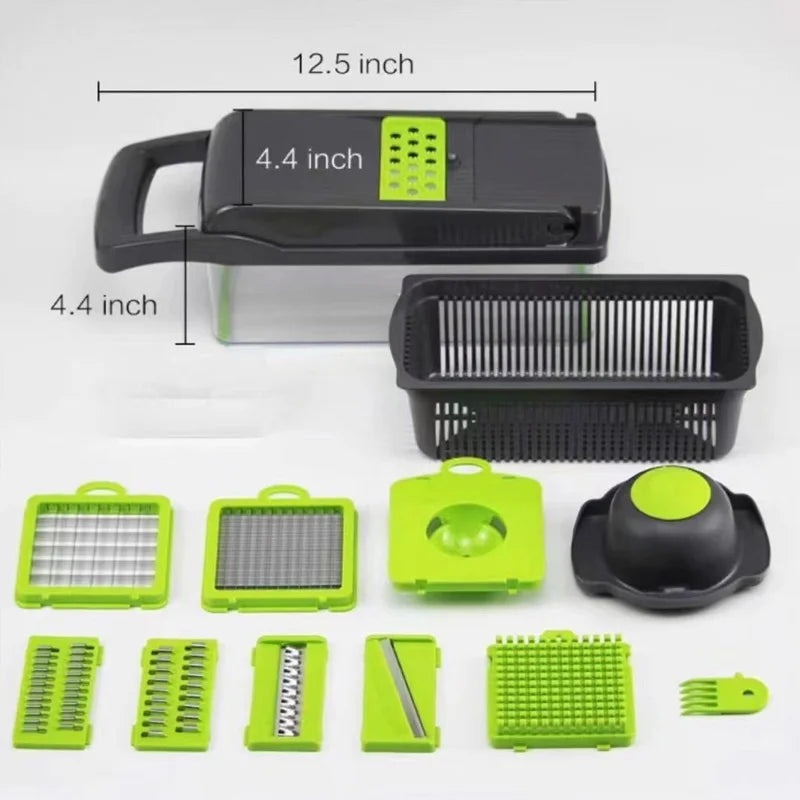 6-in-1 Vegetable Chopper - Kitchen Mandoline Slicer
