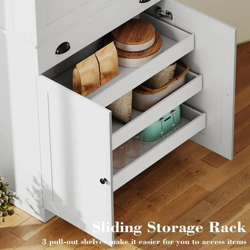 72" Freestanding Cupboard with Drawer