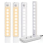 Under Cabinet Lights 1/3/6pcs, Motion Sensor Rechargeable Battery Operated 2 Colors LED Light  for  Closet, Kitchen, Bathroom