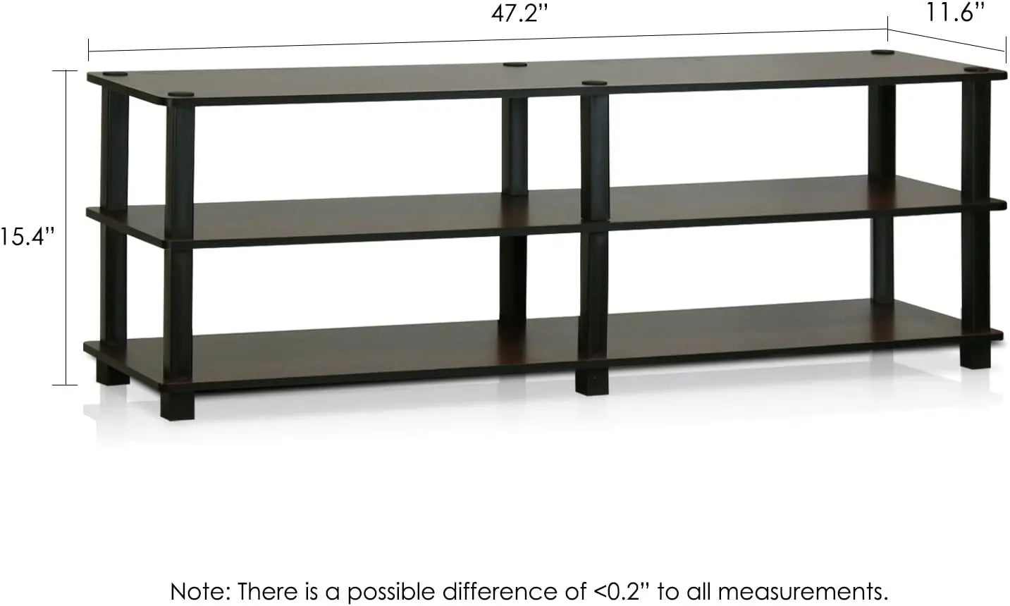 3-Tier TV Stand Entertainment Center