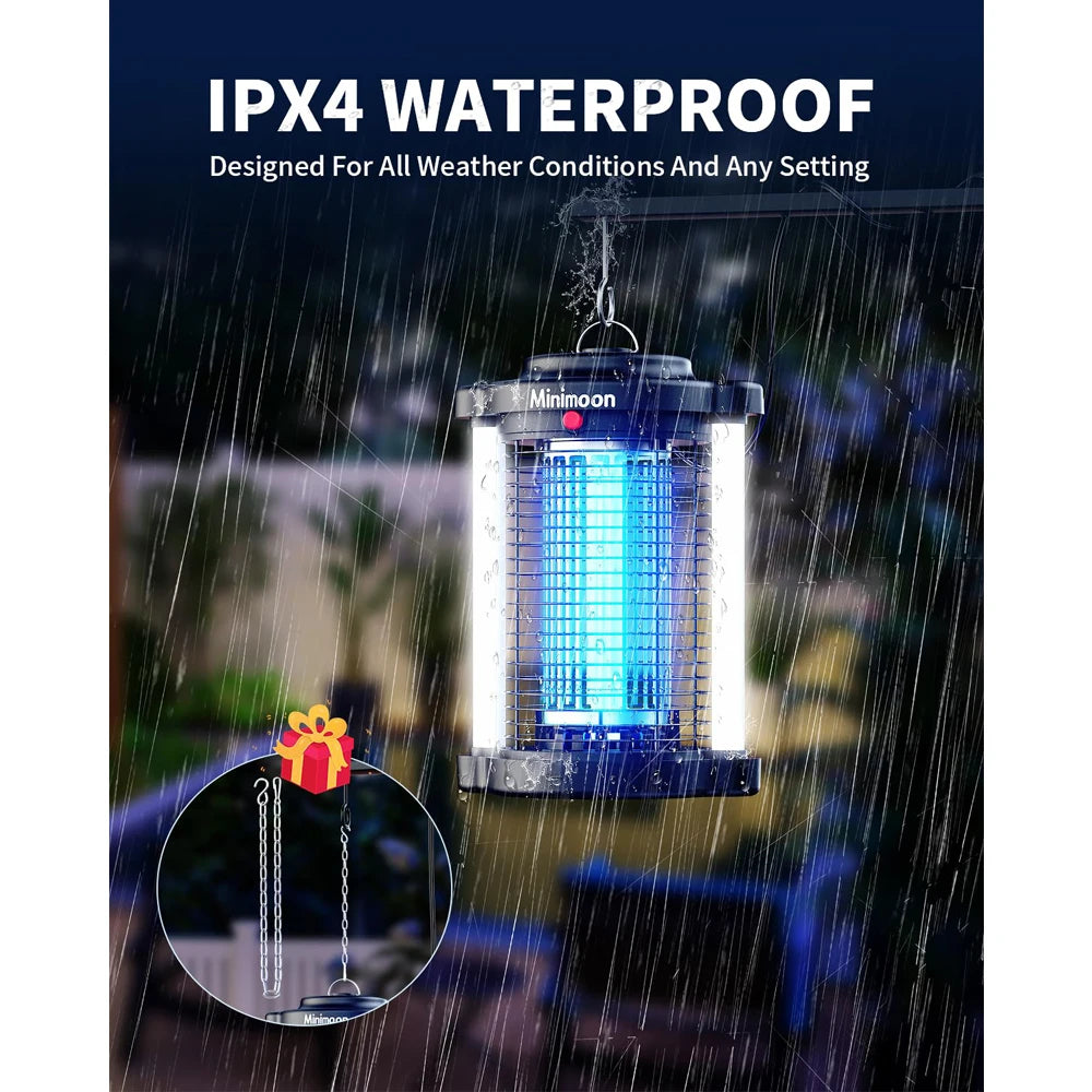 Outdoor Mosquito Zapper with Dual LED Light 4200V