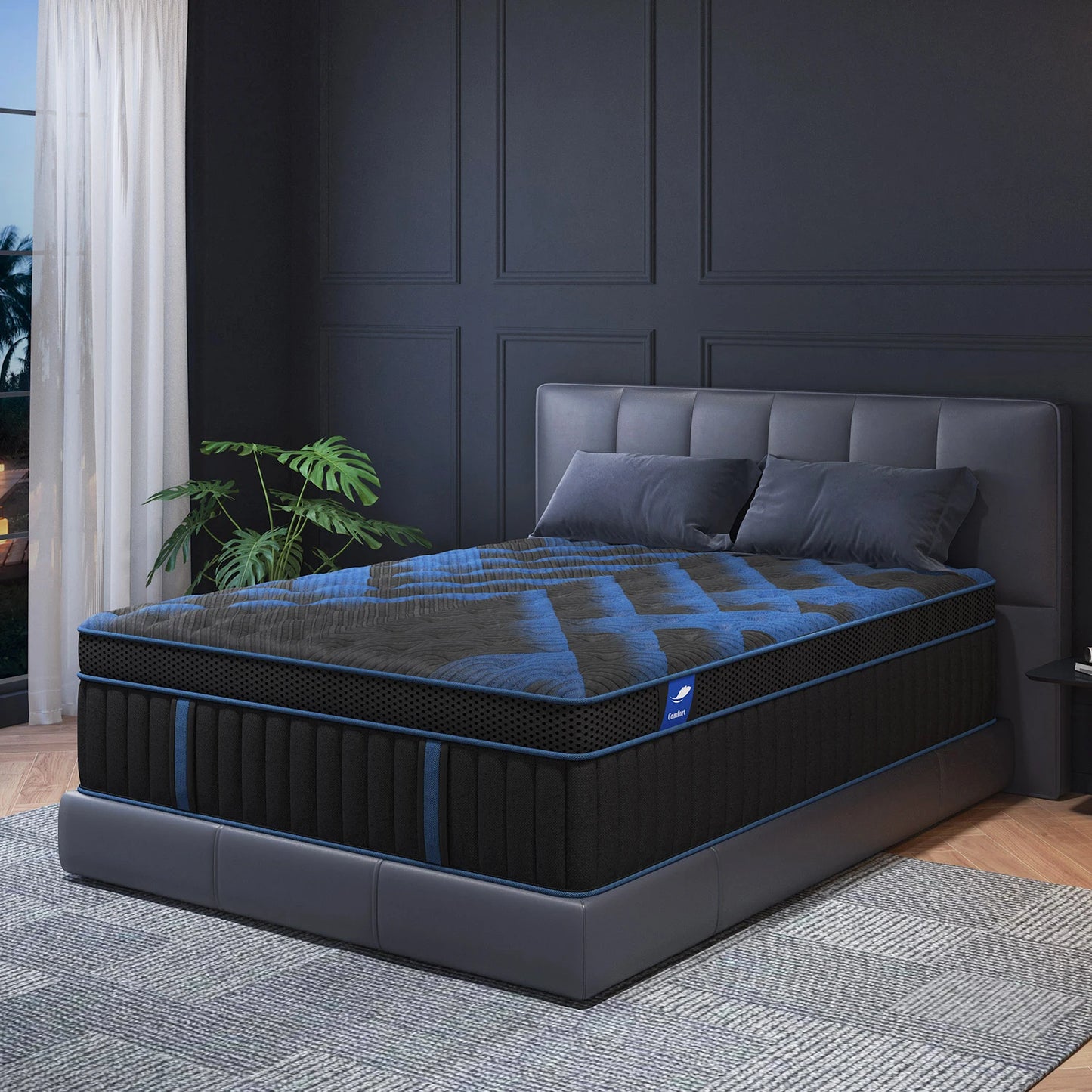 12"Gel Memory Foam Hybrid Pocket Spring Mattress