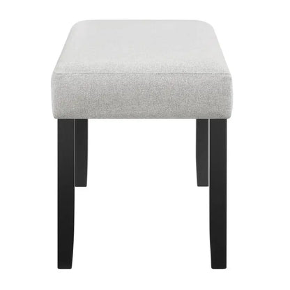 6-Pc Dining Set, White Rectangular Marble Tabletop