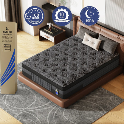 Gel Memory Foam & Pocket Spring Mattress Cooling & Breathable