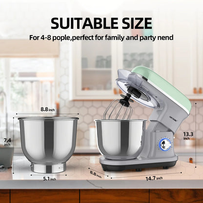 1pc Stand Mixer, 5.5QT Tilt-Head
