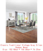 Formal 1pc Dining Table with 2 Leaves