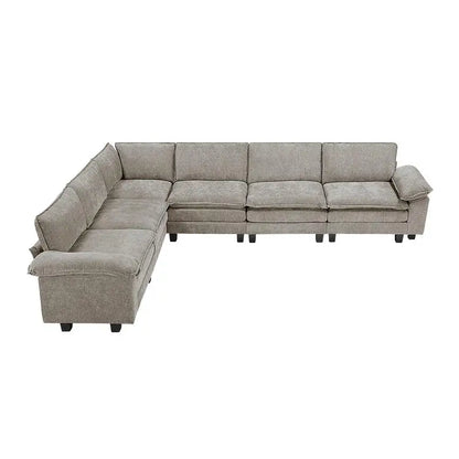6-Piece Modular Sectional Sofa Set