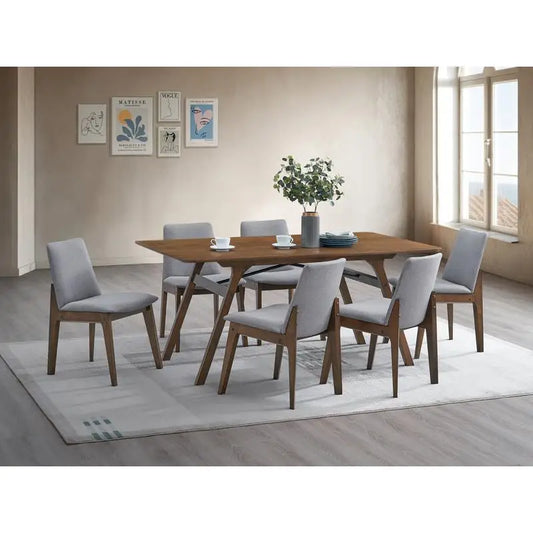Wooden Kitchen Table & Chair Ensemble