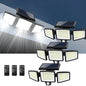 Motion Sensor 3-Head 200+ LEDs Security Light