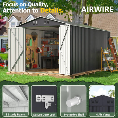 8 x 12 FT Outdoor Storage Shed