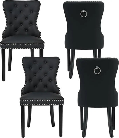 Velvet Dining Chairs Set of 4
