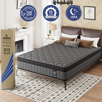Gel Memory Foam Hybrid Pocket Spring Mattress Medium Firm