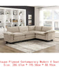 6-Piece Modular Sectional Sofa Set