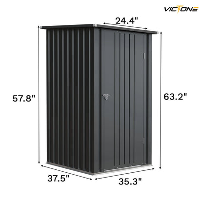 3' x 3' Compact Outdoor Storage Shed