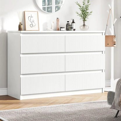 White 6 Drawer Dresser