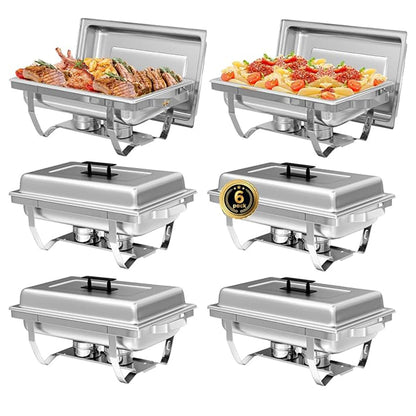Chafing Dish Buffet Set 8QT Electric Stainless Steel