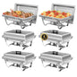 Chafing Dish Buffet Set 8QT Electric Stainless Steel