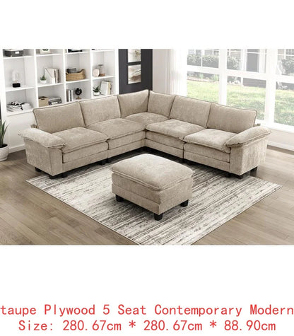 6-Piece Modular Sectional Sofa Set