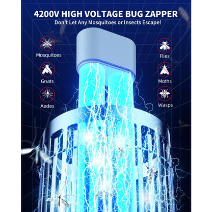 Outdoor Mosquito Zapper with Dual LED Light 4200V