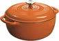 Lodge 6 Quart Enameled Cast Iron Dutch Oven with Lid Dual Handles Oven Safe up to 500° F or on Stovetop Use to Marinate Cook