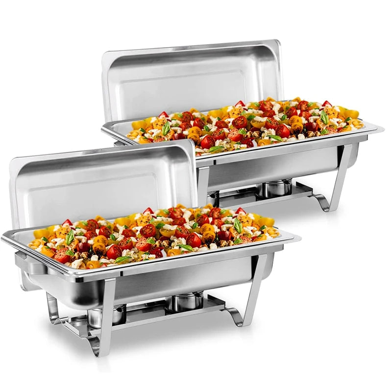 2/4/6 Pack 8QTChafing Dish Buffet Set