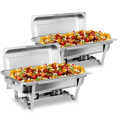 2/4/6 Pack 8QTChafing Dish Buffet Set
