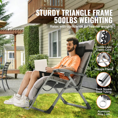 Zero Gravity Recliner Lounge Adjustable Chair