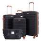 Luggage Sets 3-Piece Suitcases with Double Spinner Wheels