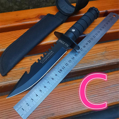 Fixed Blade Stainless Steel Outdoor Survival Camping Knife