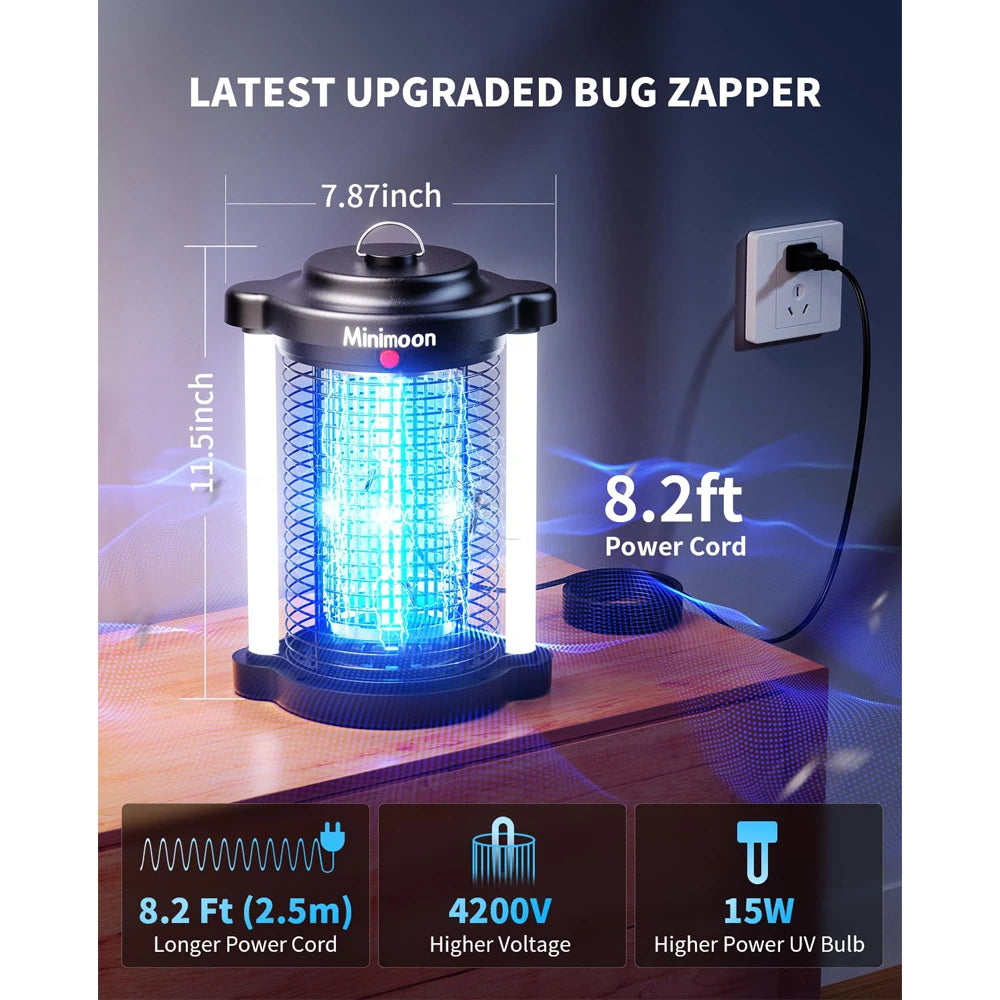 Outdoor Mosquito Zapper with Dual LED Light 4200V