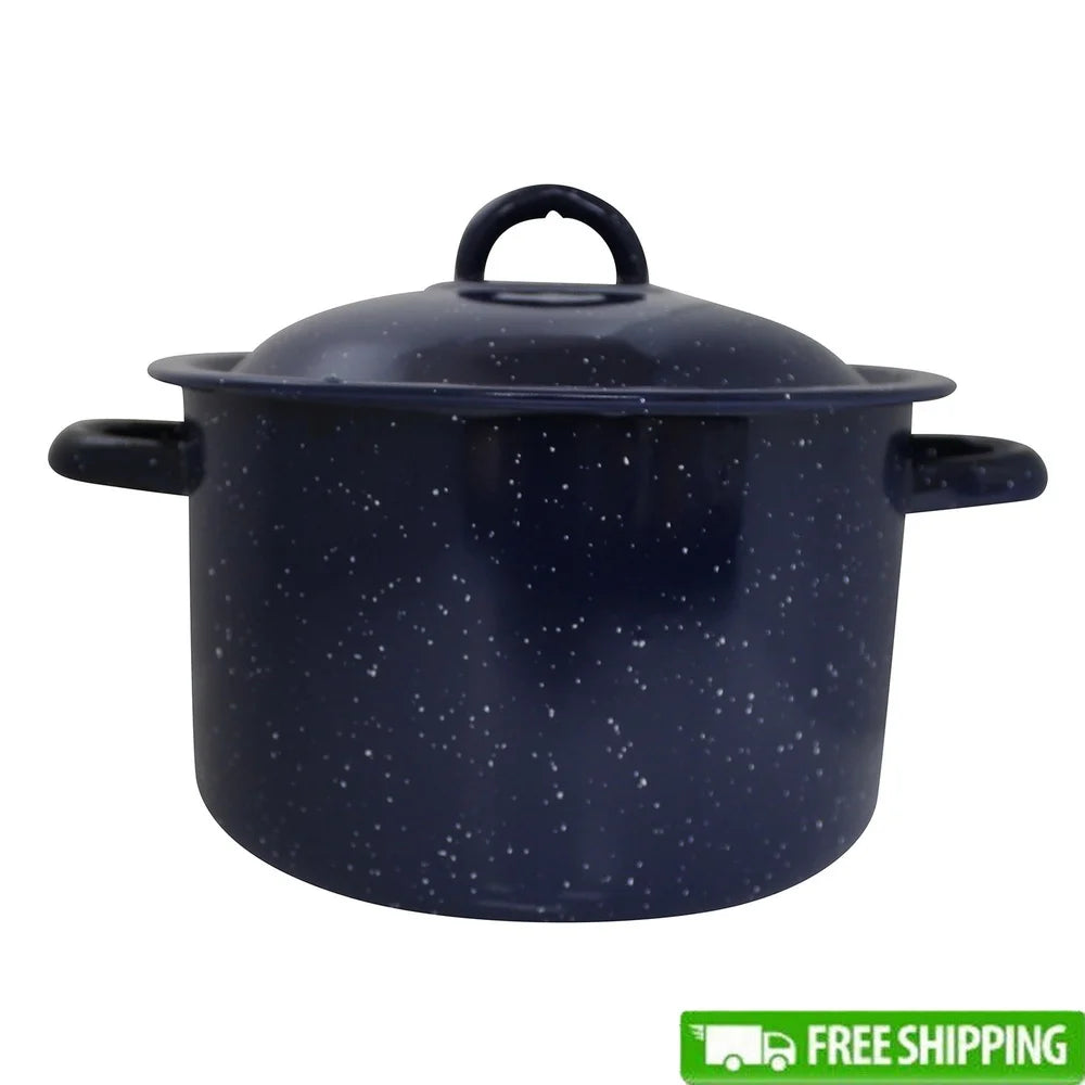 Enamel Stock Pot Soup with Double Handles