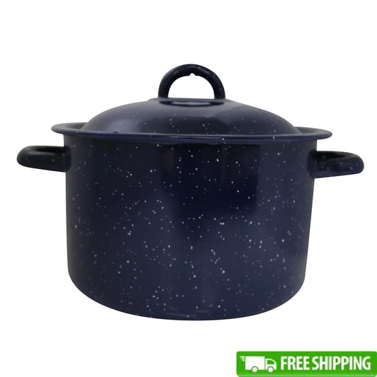 Enamel Stock Pot Soup with Double Handles