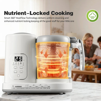 4-12 Months Baby Food Maker Steamer Blender