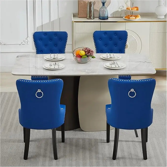 Velvet Dining Chairs Set of 4