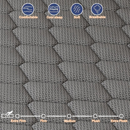 Gel Memory Foam Hybrid Pocket Spring Mattress Medium Firm